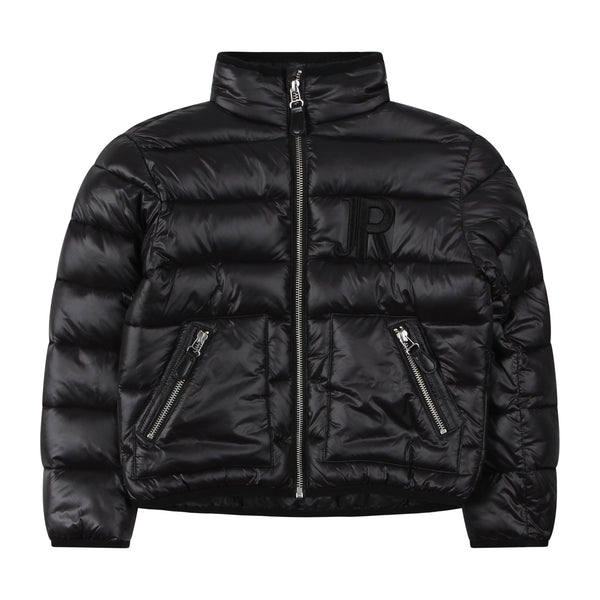 Padded short down jacket