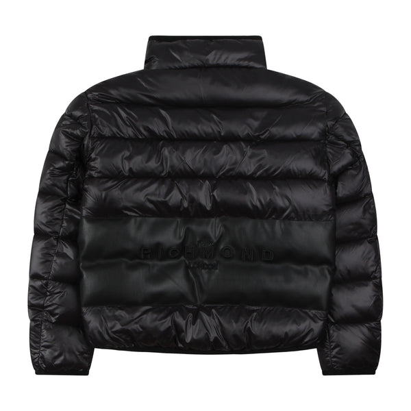 Padded short down jacket