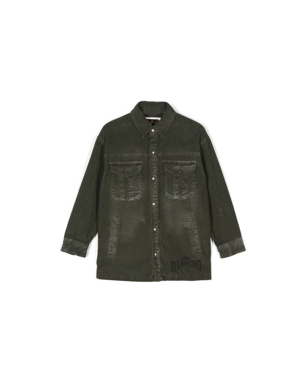 Denim shirt with front pockets