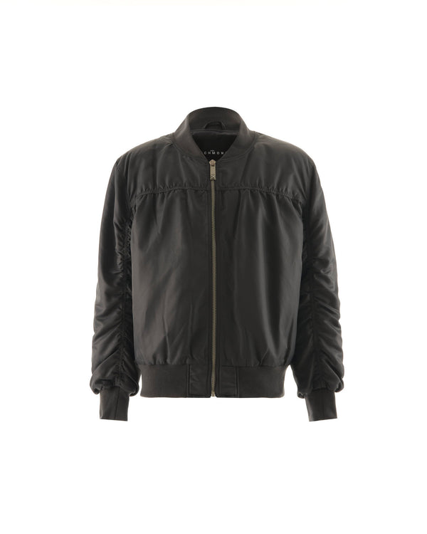 Padded bomber jacket with zip