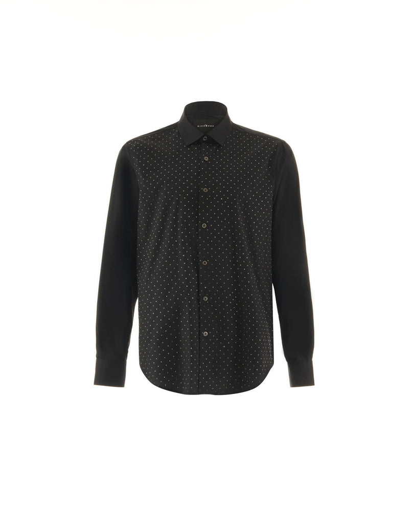 Regular fit shirt with allover pattern