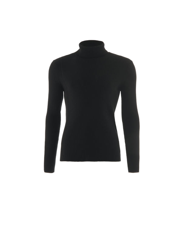 Slim fit high neck sweater