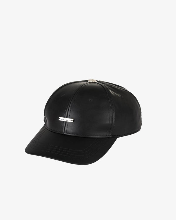 Eco-leather cap with logo