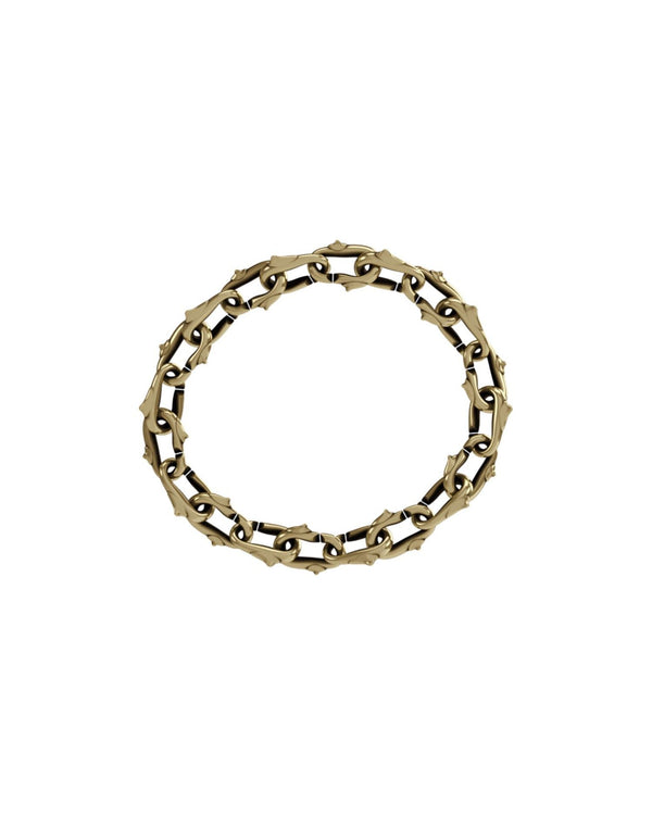 Bracciale a catena con spine oro