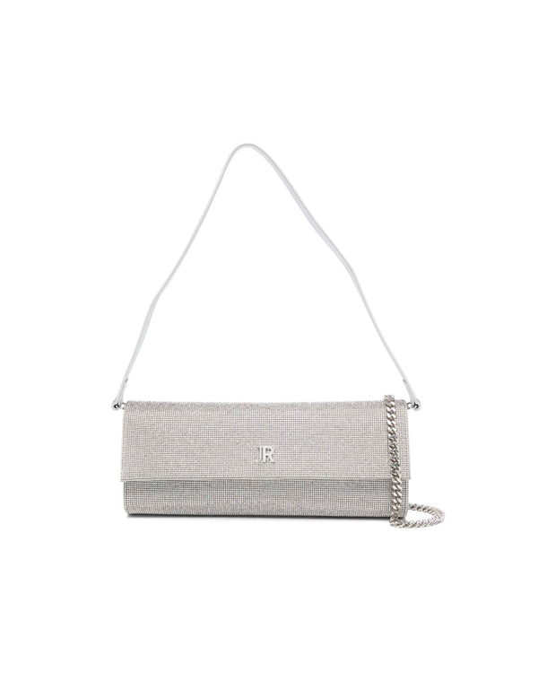 Clutch bag with flap