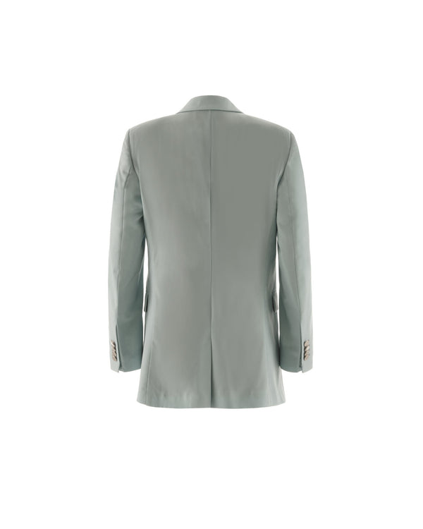 Single -Breasted Blazer mit spitzen Reverse