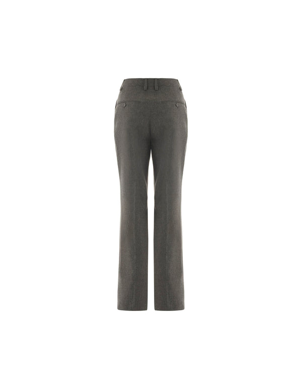 Tailored trousers with straight leg