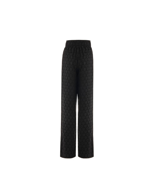 Wide leg trousers with high waist