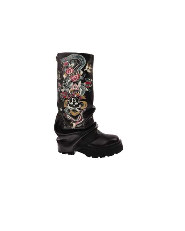 Bottes avec semelle de piste