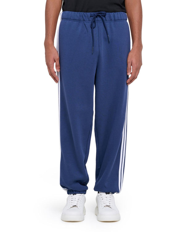 Trousers in a jumpsuit with drawstring
