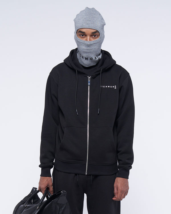 Sweatshirt with hood and zip
