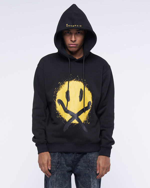 Hooded sweatshirt with printed print