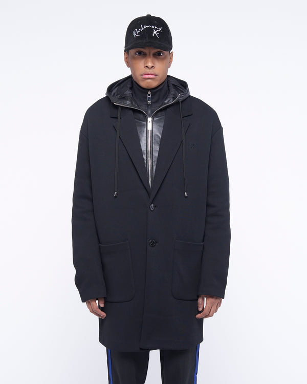 Long coat with pockets