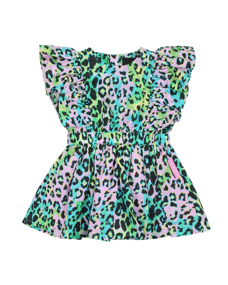 Vestido de vestido leopardo