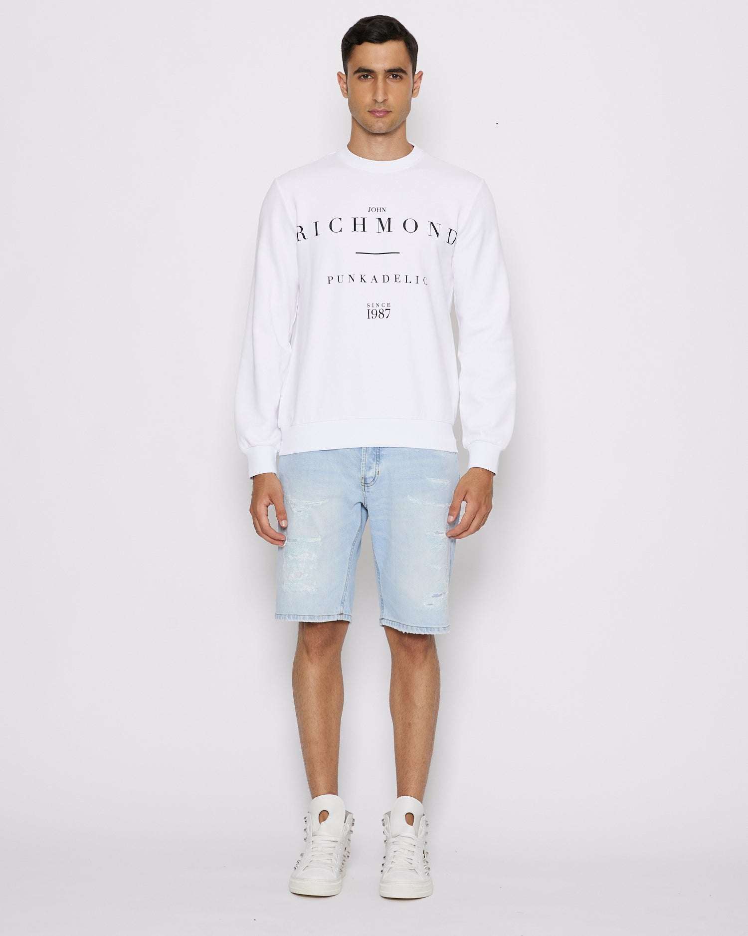 John Richmond Bermuda in denim