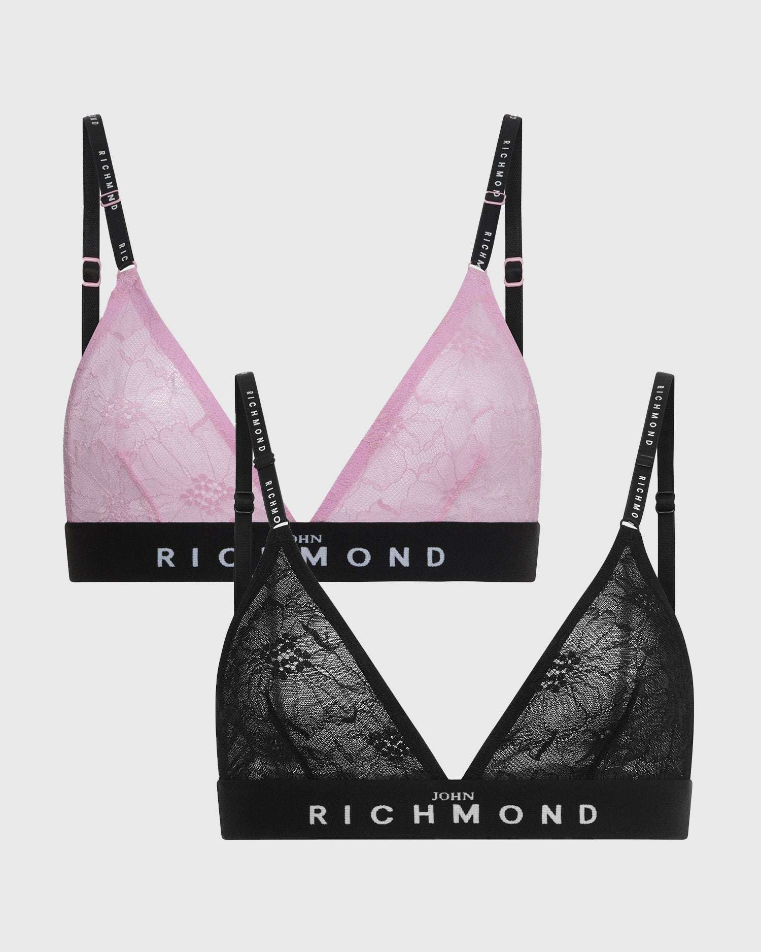 Richmondunderwear Bipack di reggiseni in pizzo ricamato