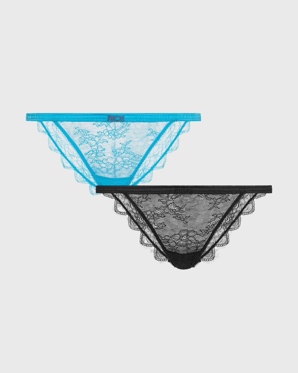 Richmondunderwear Bipack di slip con pizzo ricamato