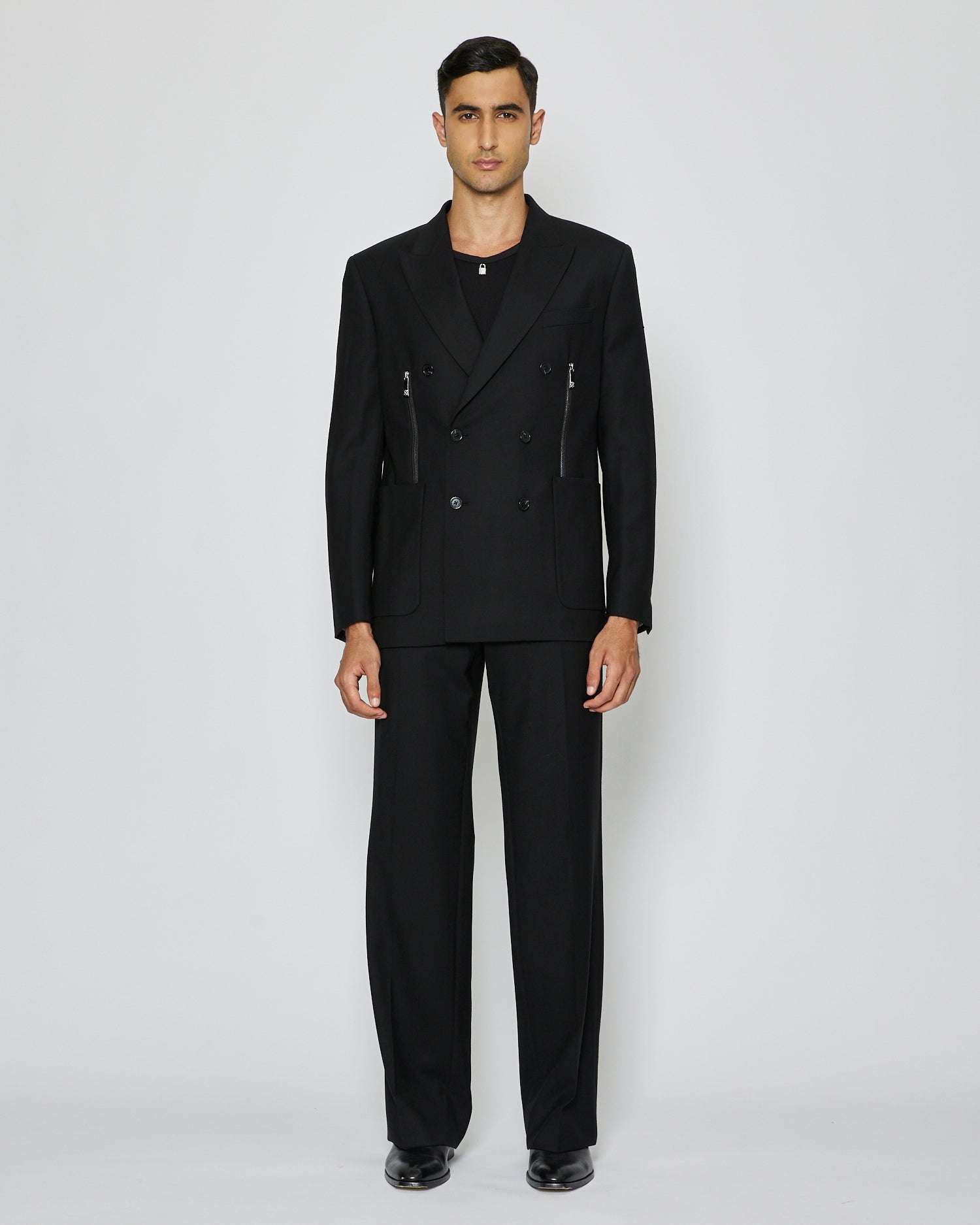 John Richmond Blazer doppiopetto con zip