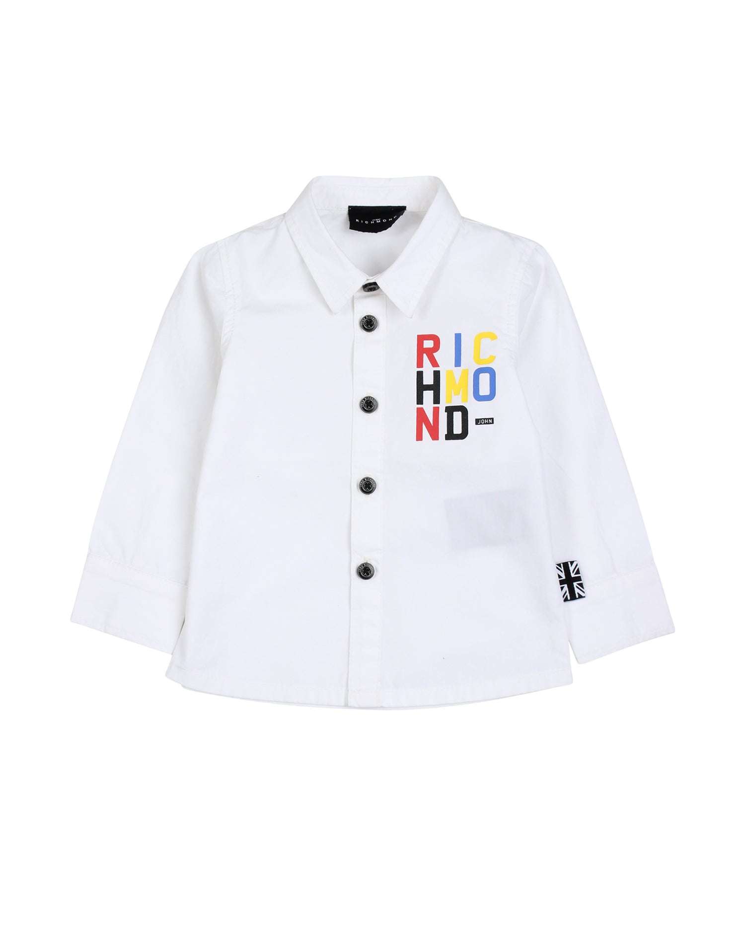 John Richmond kids Camicia con logo multicolor