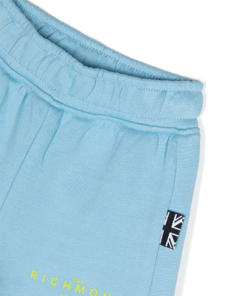 T-shirt set with logo and bermuda shorts