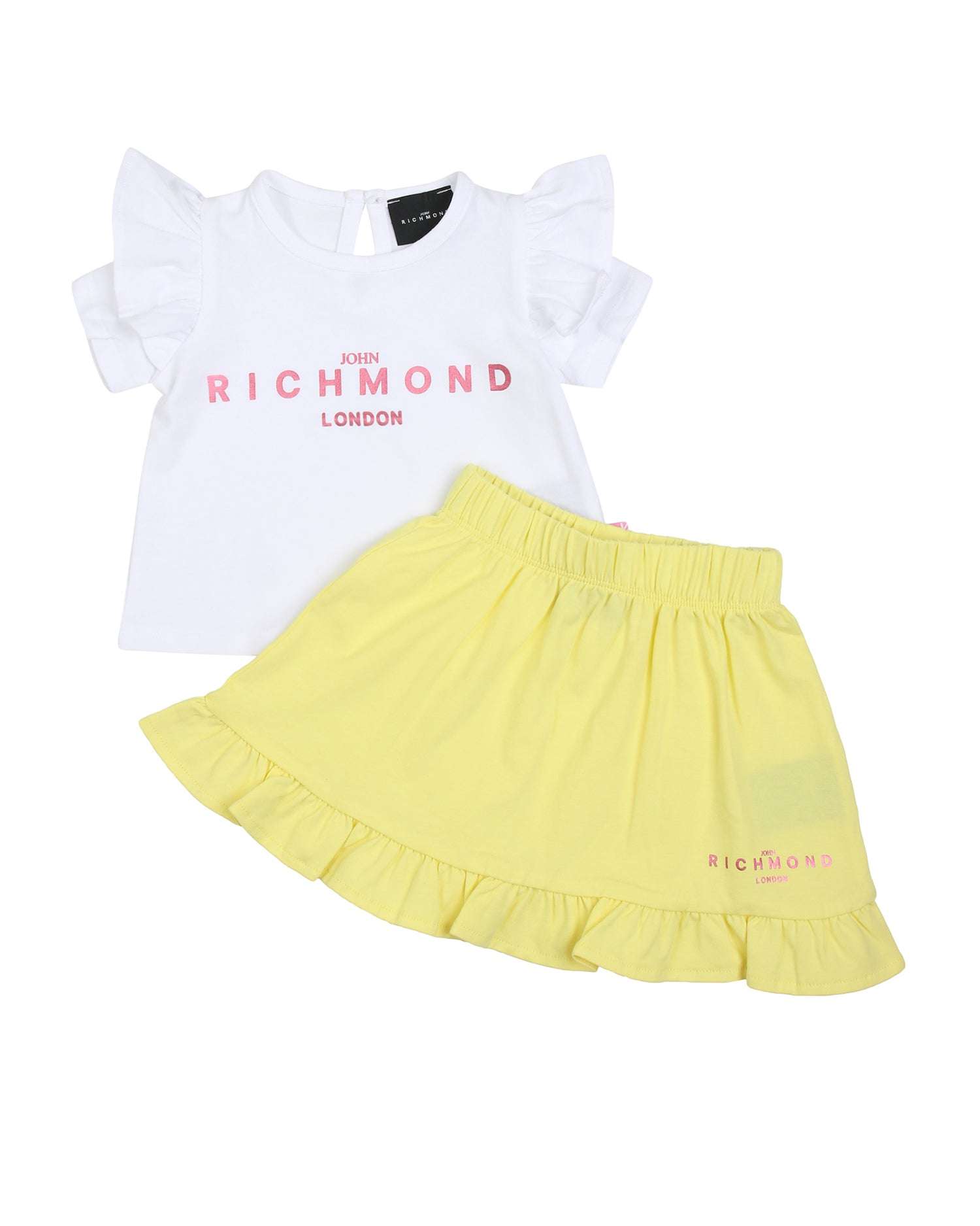 John Richmond kids Completo t-shirt e minigonna