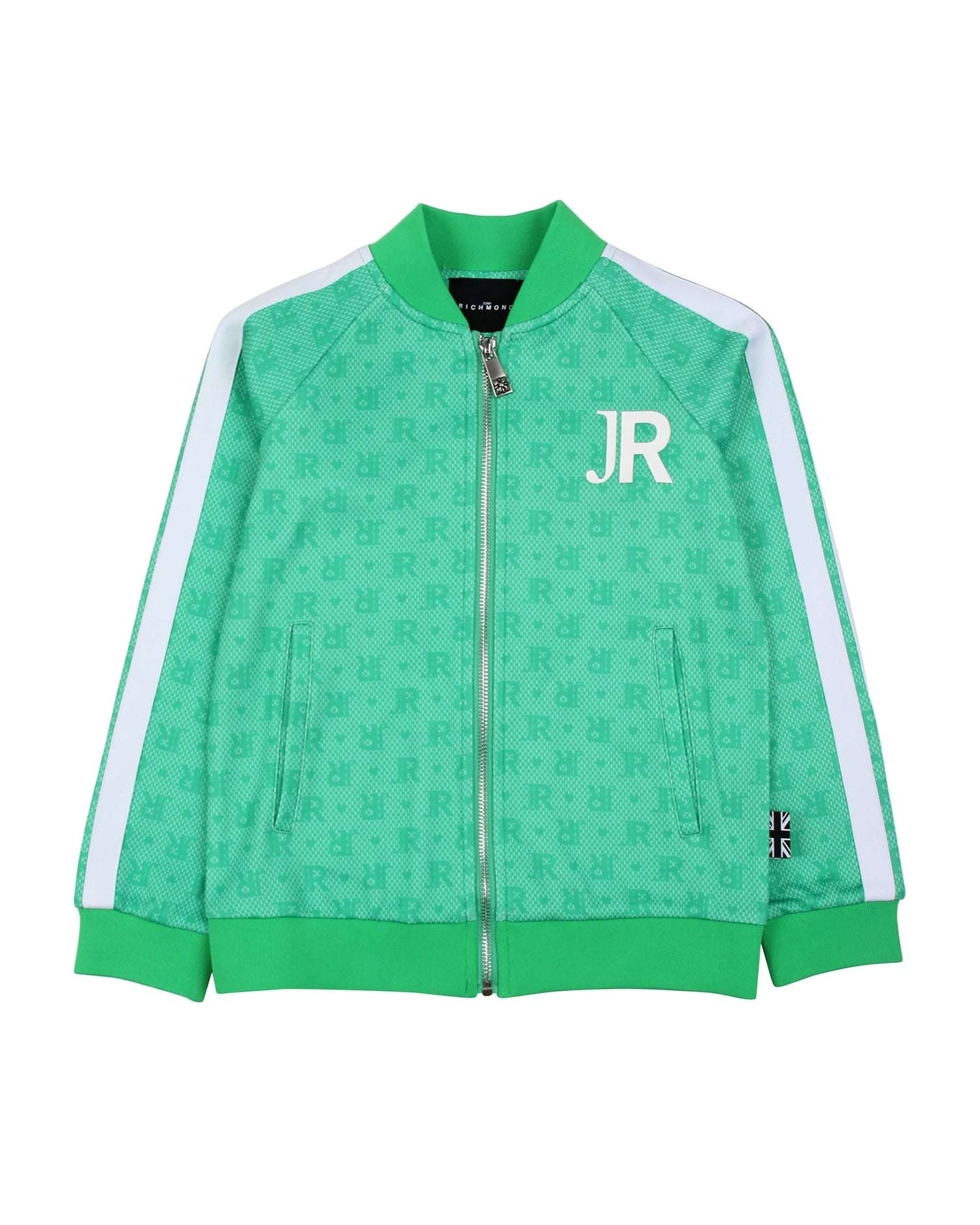 John Richmond kids Felpa con logo allover