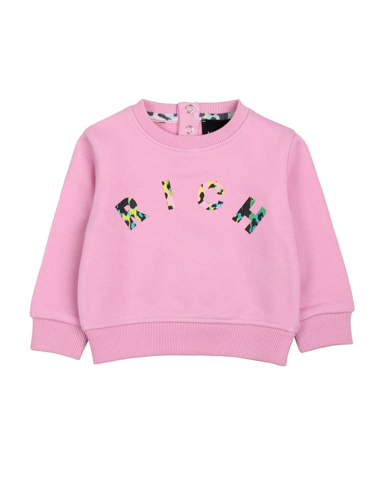 John Richmond kids Felpa con logo multicolor