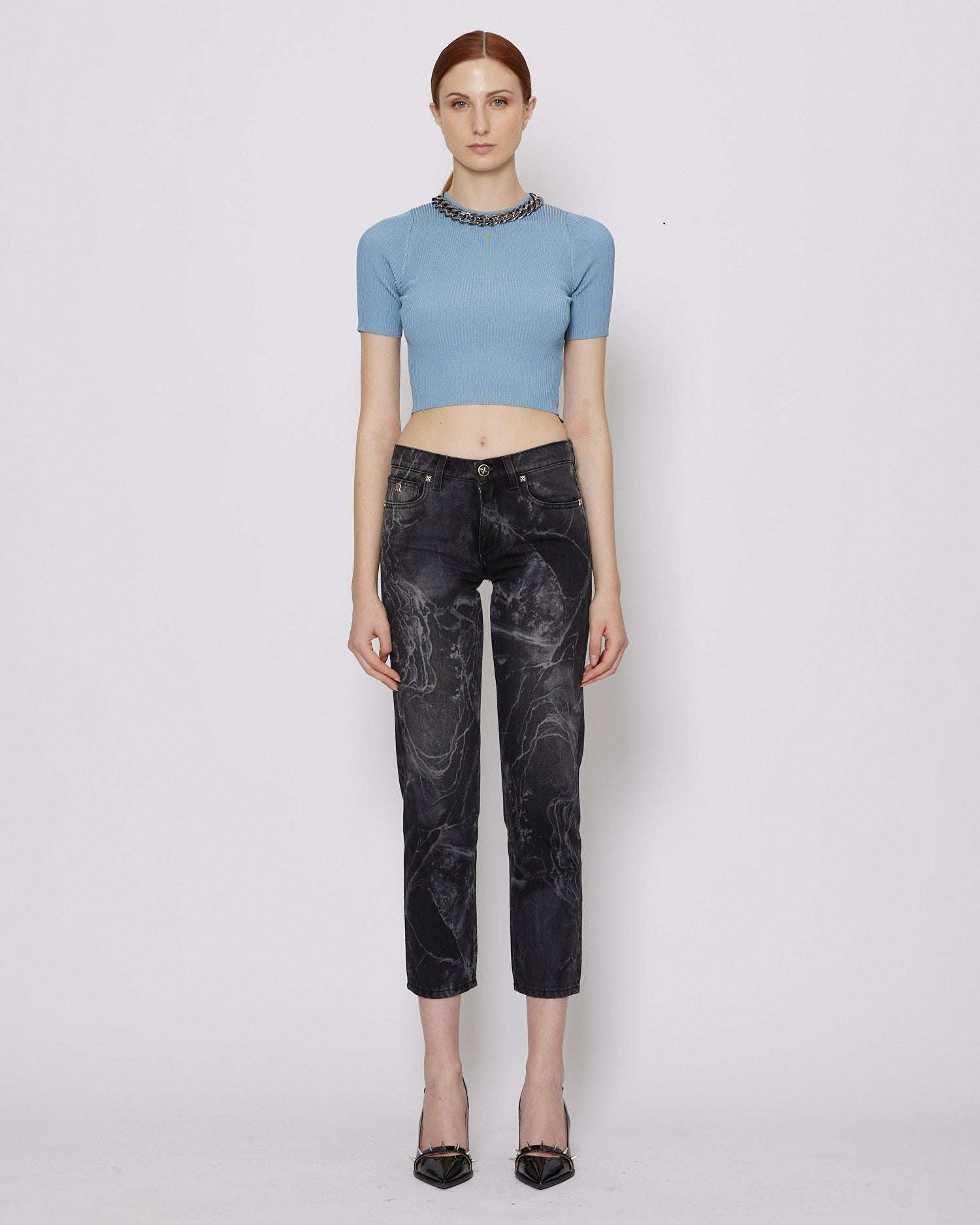 John Richmond Jeans regular con pattern allover