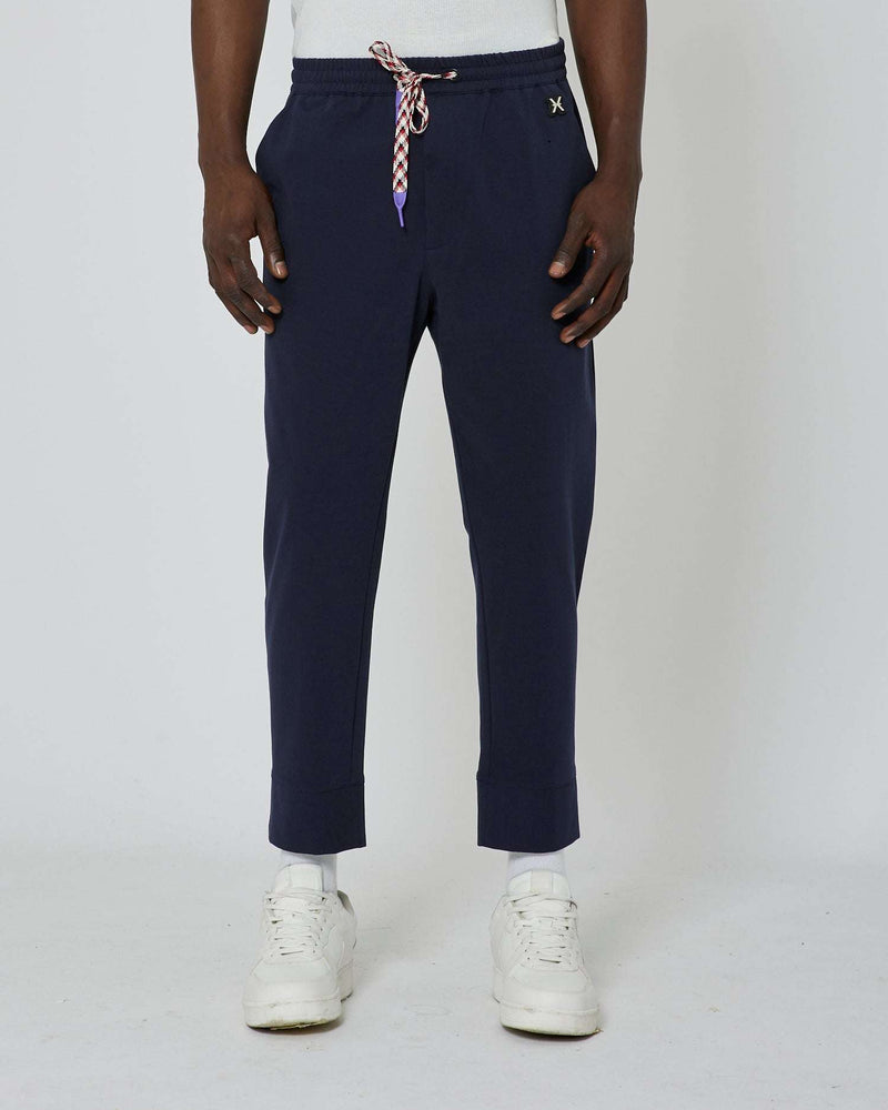 Pantalon de jogging avec logo en métal sur le devant