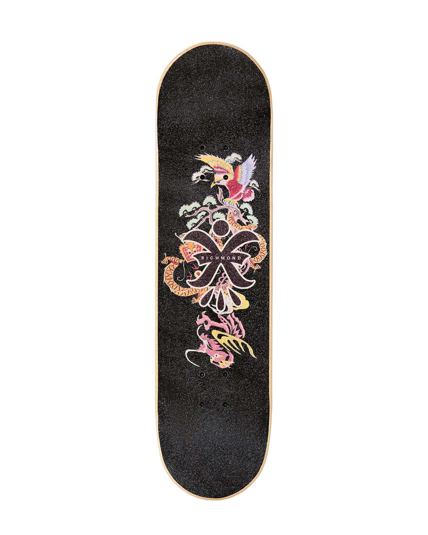 John Richmond Skateboard con decorazione a contrasto