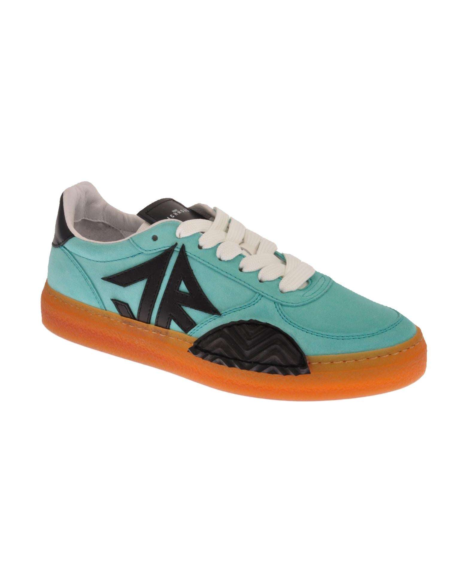 John Richmond Sneakers in pelle scamosciata con logo