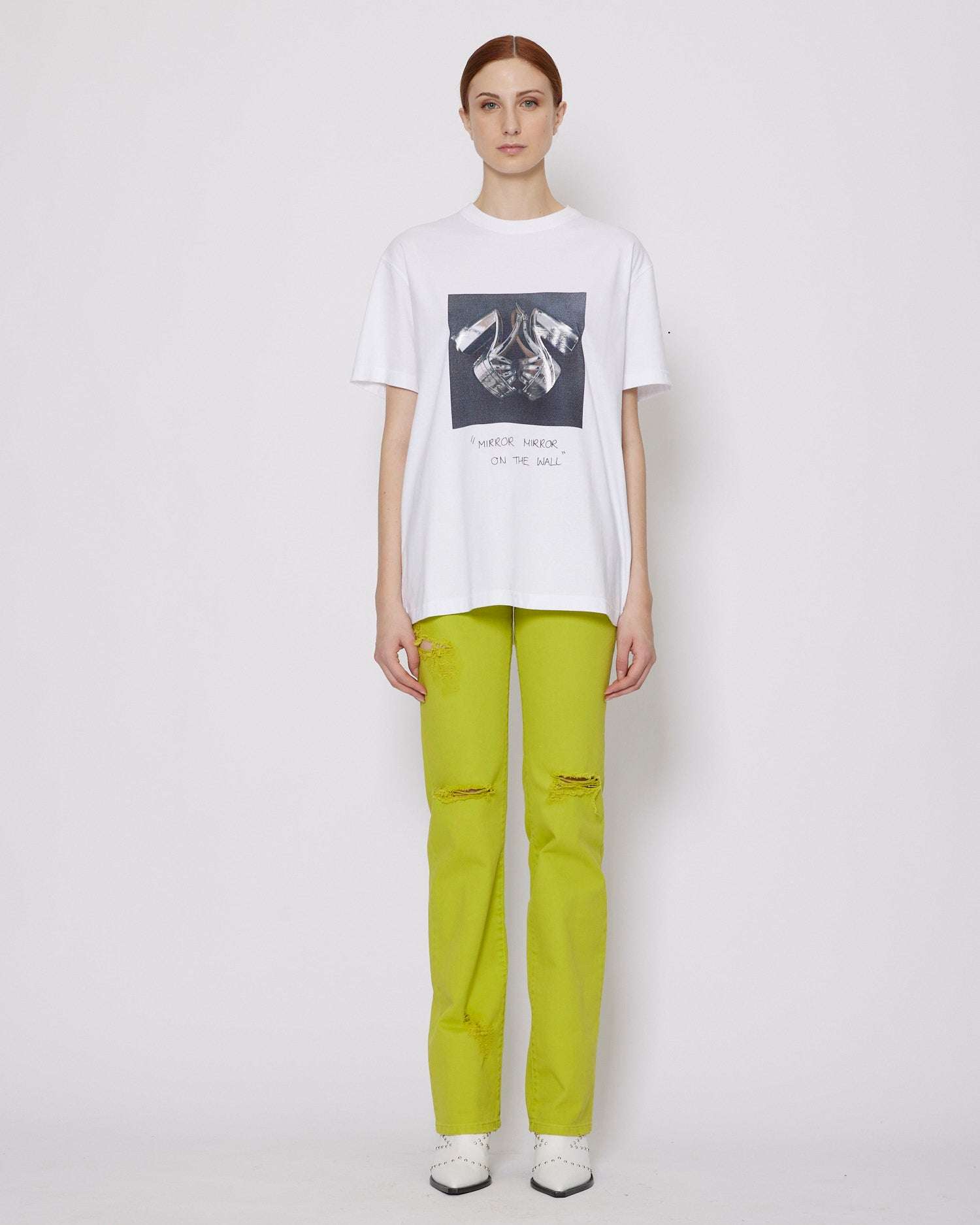 John Richmond T-shirt con grafica sul davanti