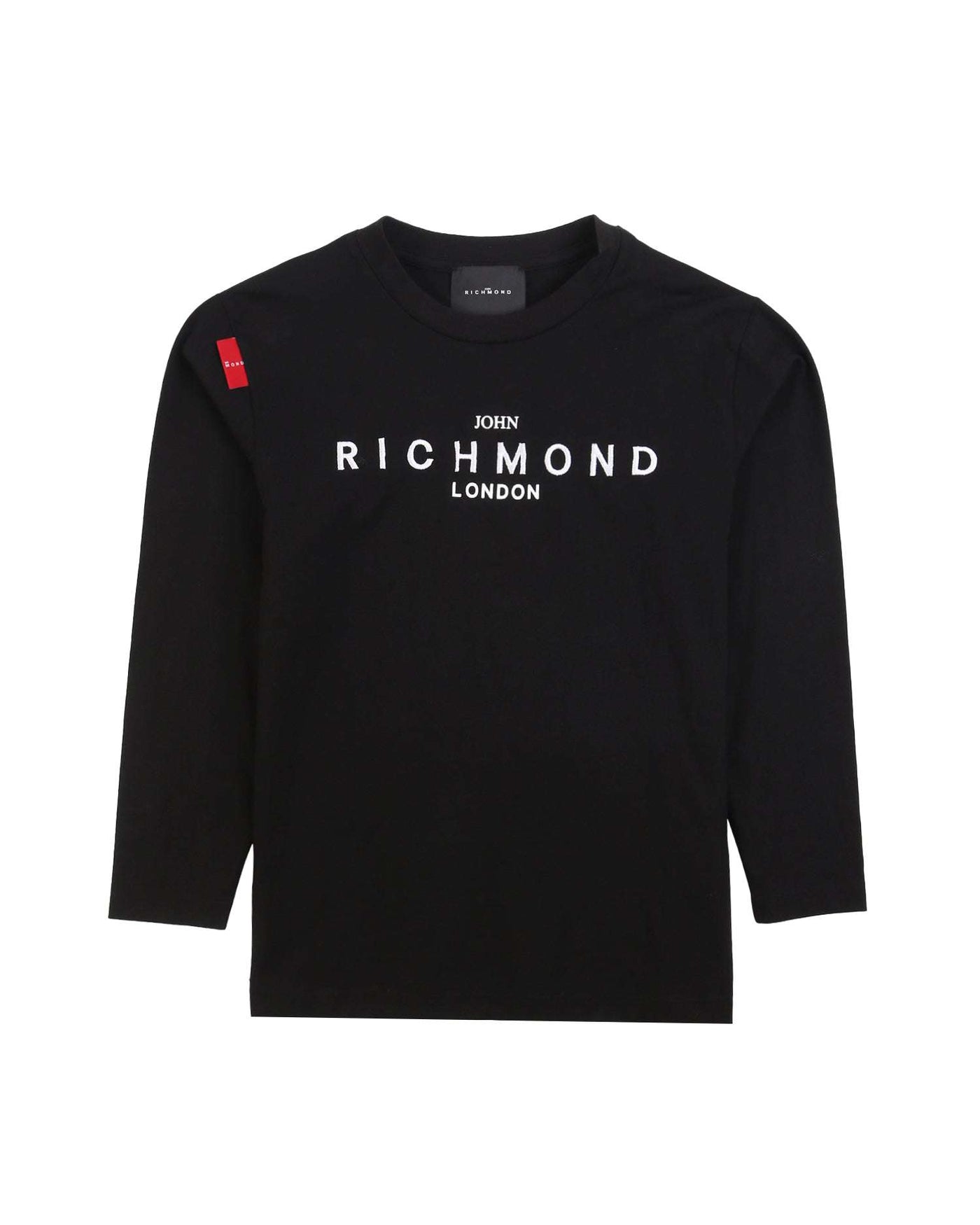 T-shirt with contrasting logo on the front – John Richmond