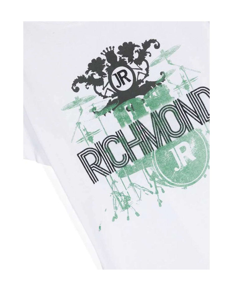 T-shirt con logo e grafica sul davanti