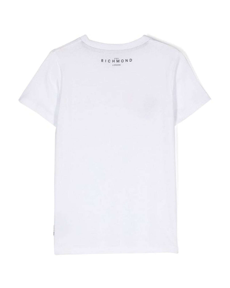 T-shirt con logo sul davanti