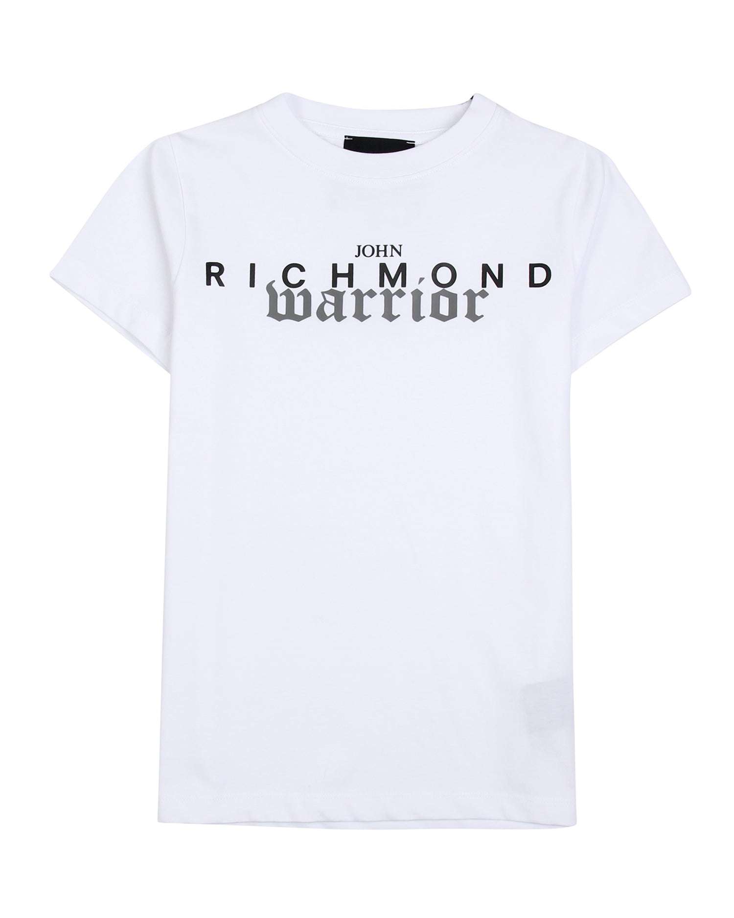 John Richmond kids T-shirt con logo sul davanti