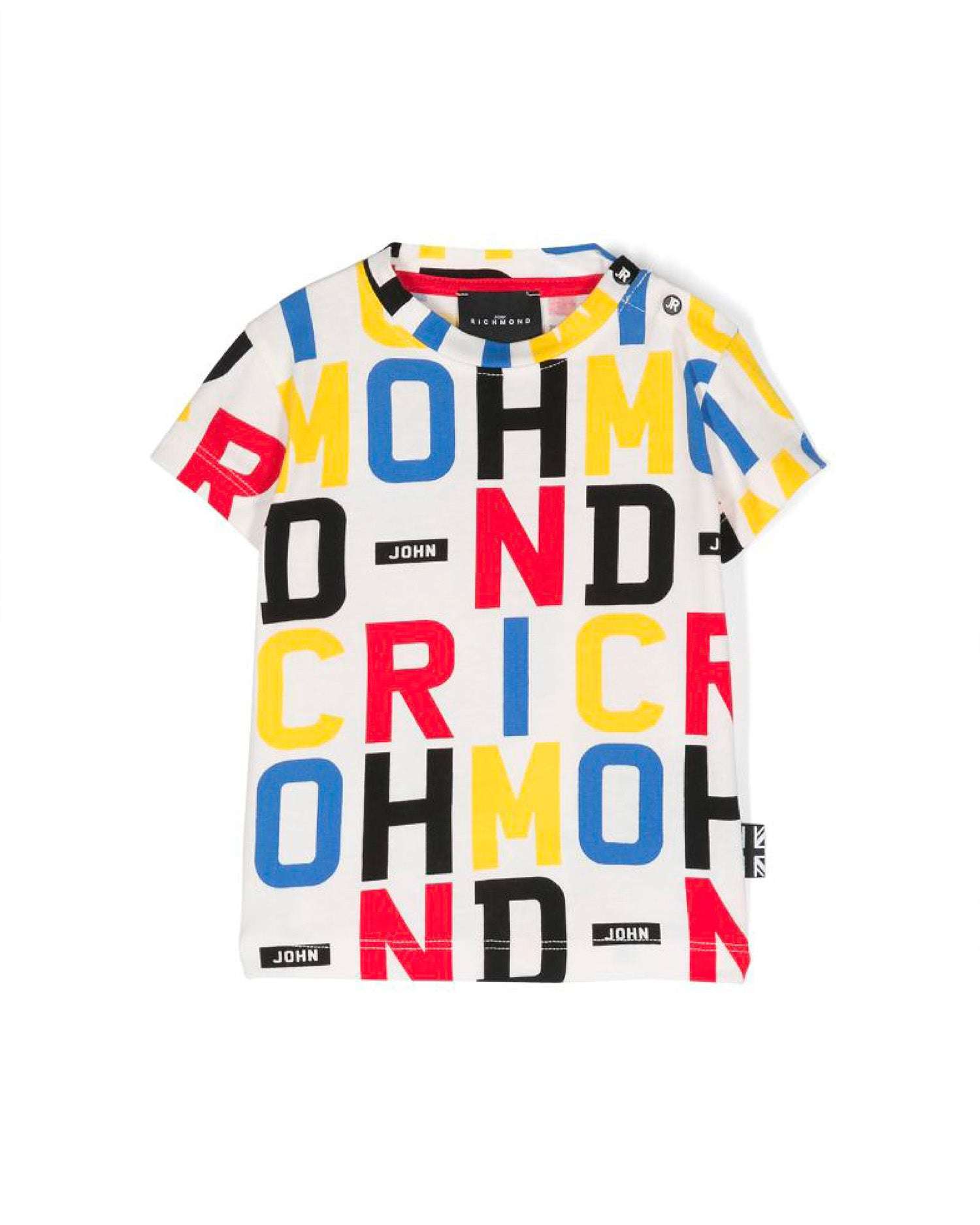 John Richmond kids T-shirt con pattern