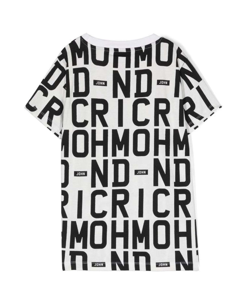 T-shirt avec motif ton sur ton