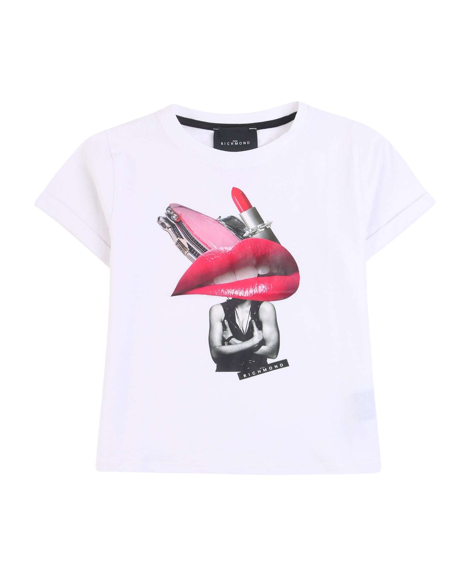 John Richmond kids T-shirt con stampa