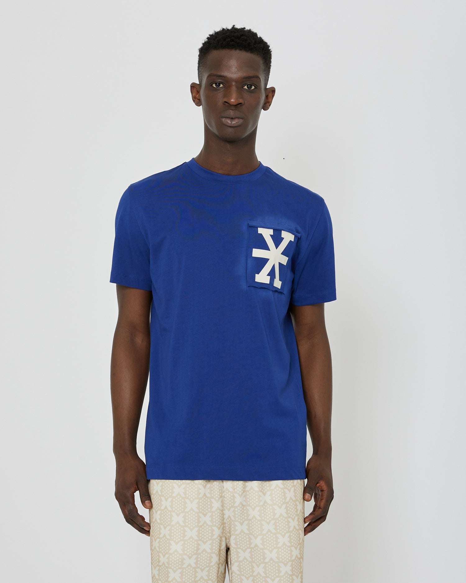 John Richmond T-shirt regular con logo applicato sul davanti