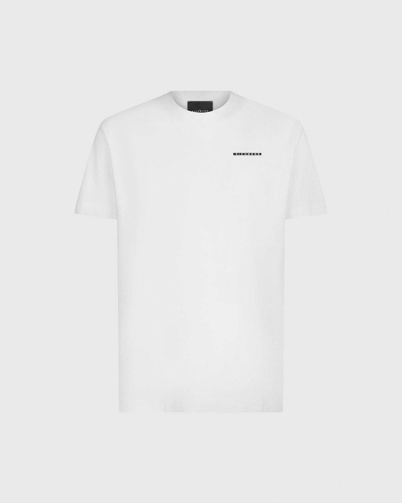 Regelmäßiges T-Shirt mit Kontrastlogo