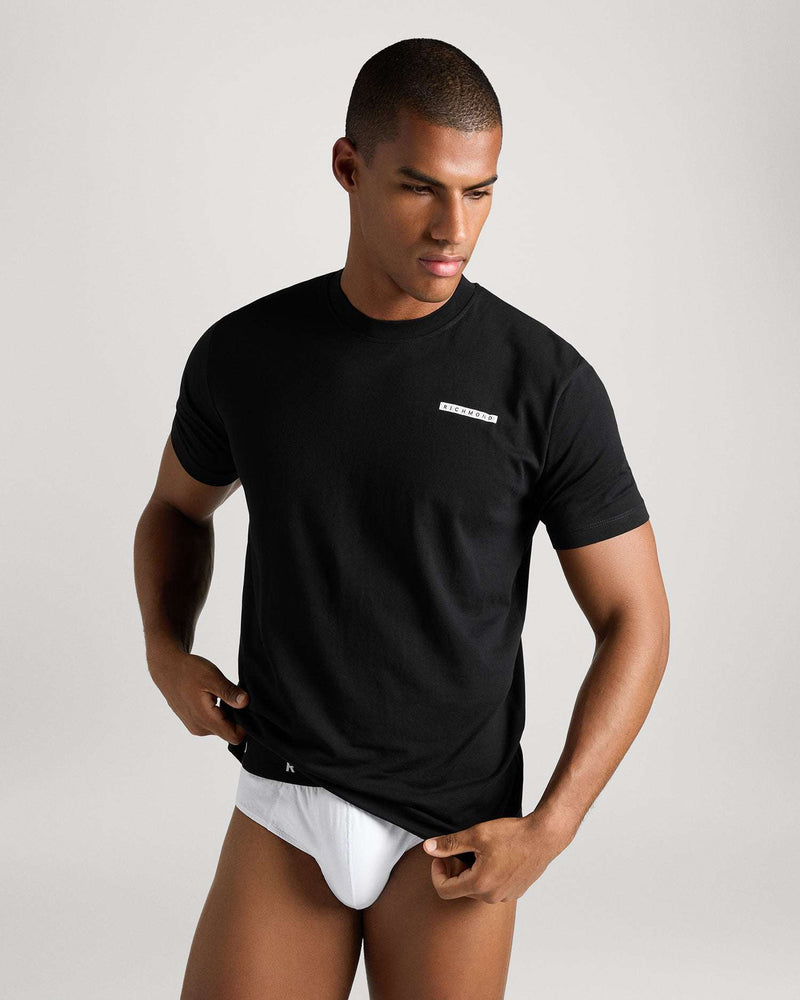 Regular fit t-shirt in breathable cotton