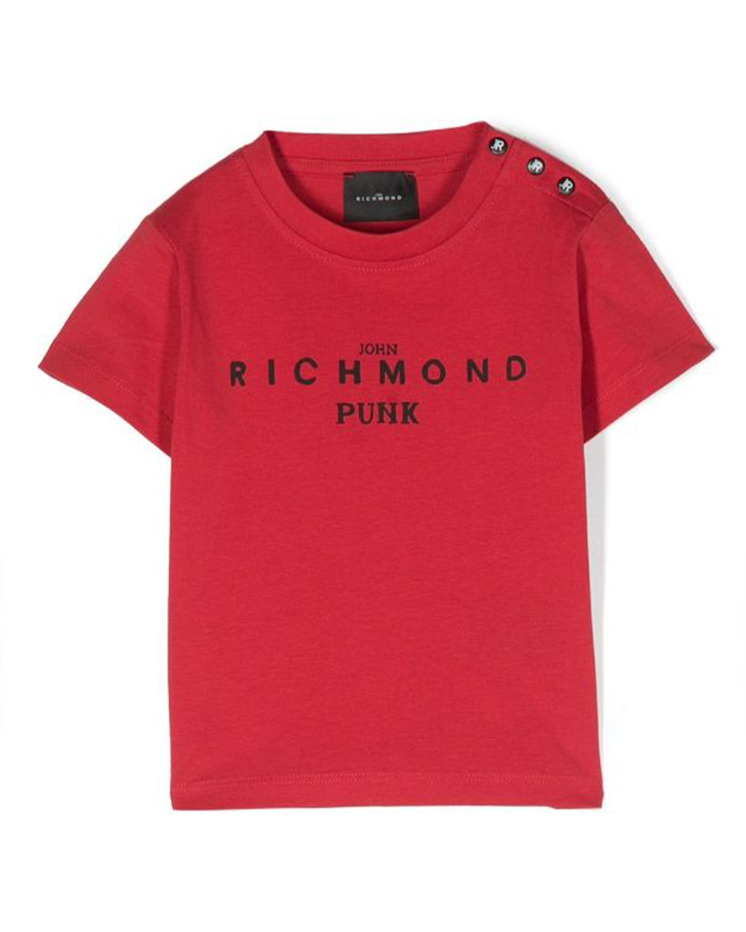 T-shirt con borchie decorative sul davanti – John Richmond